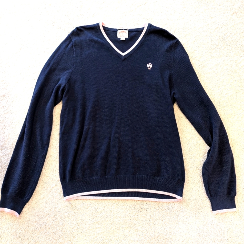 Men's Brooks Brothers Waffle Sweater, size L